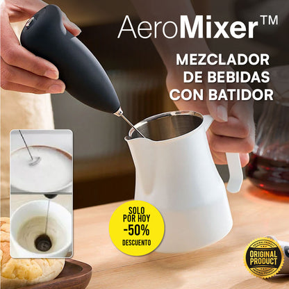 AeroMixer™ - Mezcla, Bate y Espuma Sin Esfuerzo