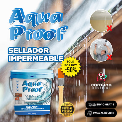 AquaProof™ - Sellador Impermeabilizante de Grietas y Fugas 500ml+ Brocha Gratis ✅