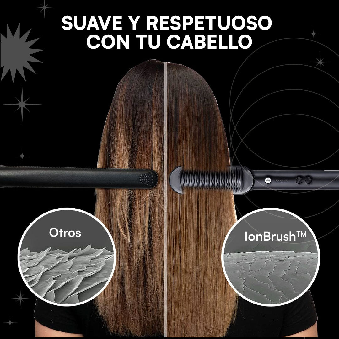 IonBrush™ - Cepillo Alisador Iónico. Más eficaz que una plancha de pelo