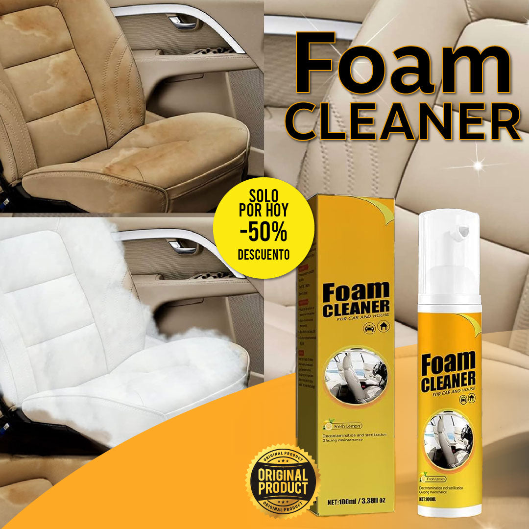 FoamCleaner™ - Potente eliminador de manchas incrustadas. All-In-One