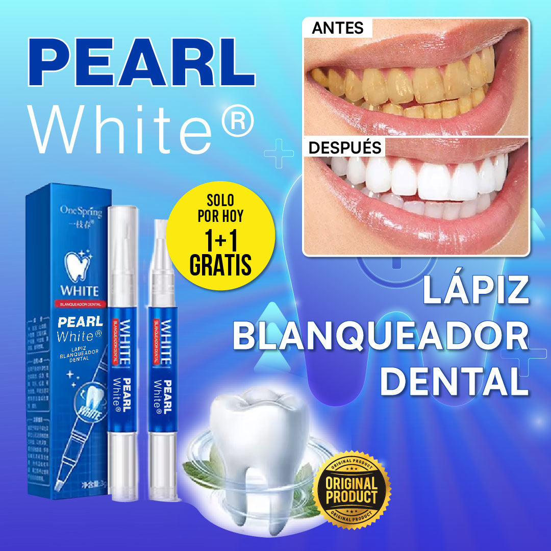 1+1 GRATIS | PearlWhite® - Dientes Blancos Hasta 5 Tonos al Instante