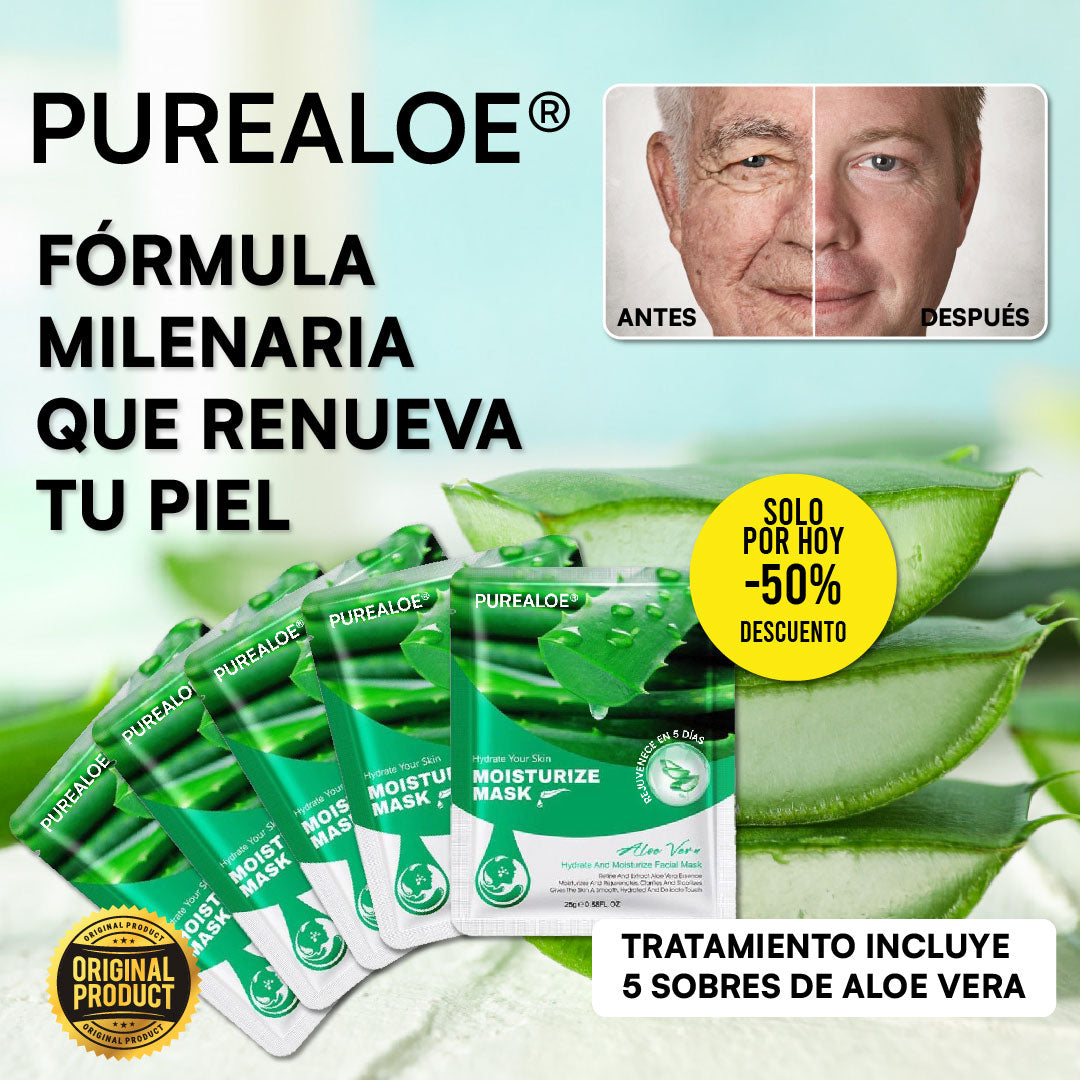 PureAloe® - Recupera tu juventud en menos de una semana.