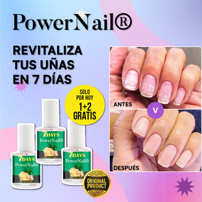 1+2 GRATIS | PowerNail® - Fortalece tus Uñas en 7 días